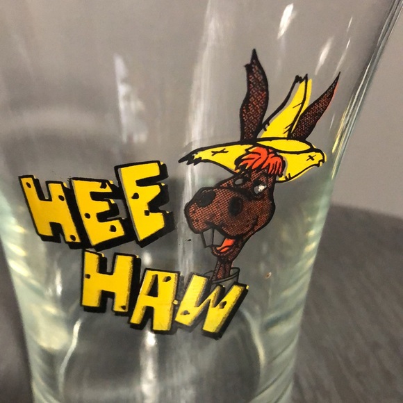 Vintage Beer “HEE HAW” 1970's  Drinking Glass - Picture 2 of 7